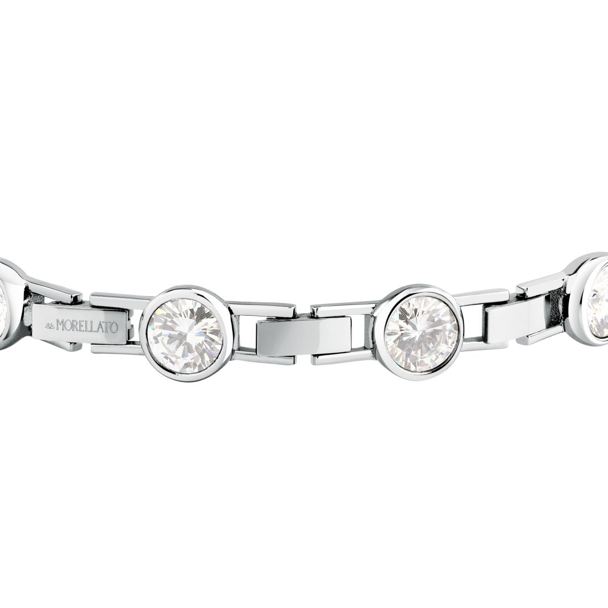 Bracciale Donna Morellato Cristalli Tennis in Acciaio con Cubic Zirconia Bianchi SAZW05 - Arena Gioielli - Morellato