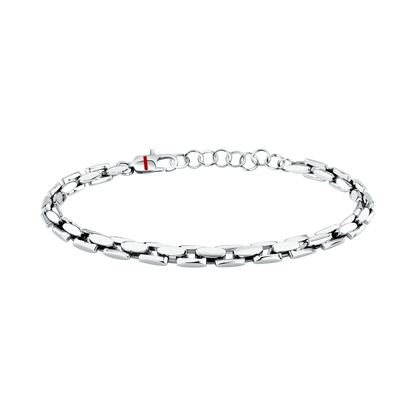 Bracciale Uomo Sector Basic a Catena in Acciaio Silver SZS169