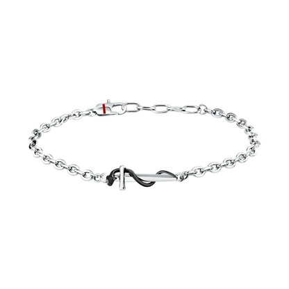 Bracciale Uomo Sector Basic Serpente Acciaio Nero SZS174