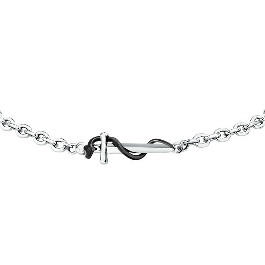 Bracciale Uomo Sector Basic Serpente Acciaio Nero SZS174 - Arena Gioielli - Sector