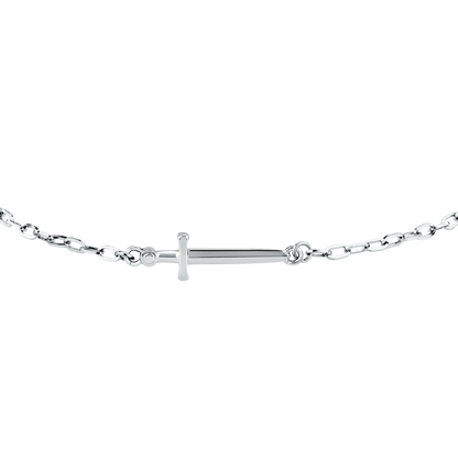 Bracciale Uomo Sector Basic con Spada in Acciaio Silver SZS175