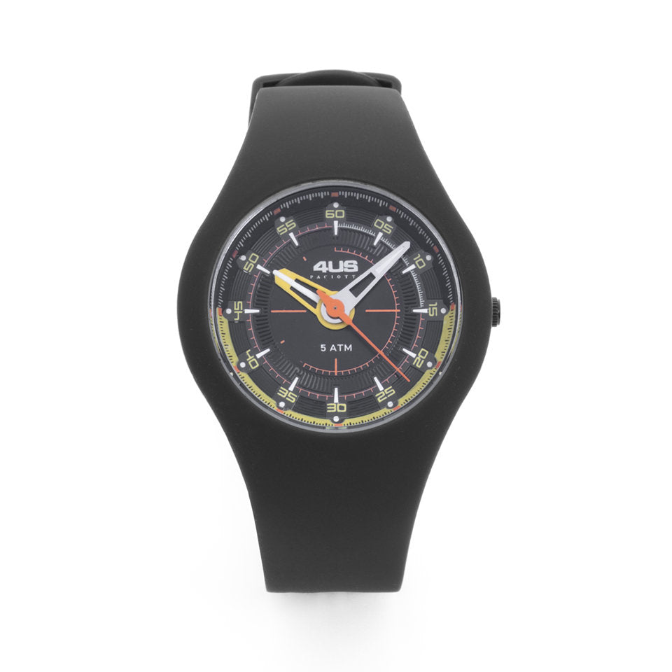 Orologio Uomo 4US Cesare Paciotti T4RB482 Solo Tempo Nero in Silicone e Acciaio - Arena Gioielli