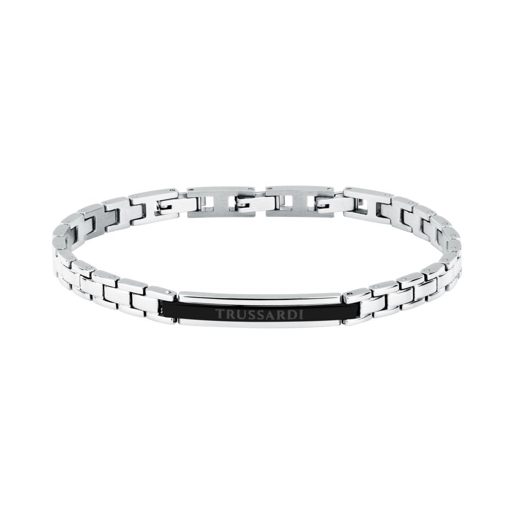 Bracciale Uomo Trussardi Acciaio Inossidabile Placca ID Bicolore TJAXV22 - Trussardi