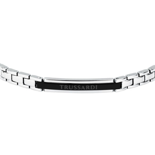 Bracciale Uomo Trussardi Acciaio Placca ID Bicolore TJAXV22 - Arena Gioielli - Trussardi