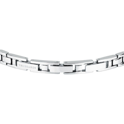 Bracciale Uomo Trussardi T-Steel Acciaio Placca ID Dorata TJAXV23 - Arena Gioielli