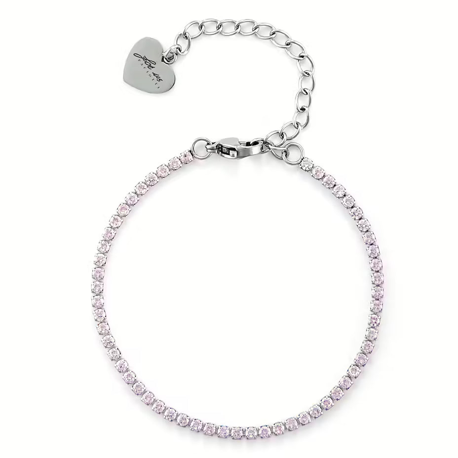 Bracciale tennis in acciaio Cesare Paciotti 4US 4UBR6319W - Arena Gioielli 