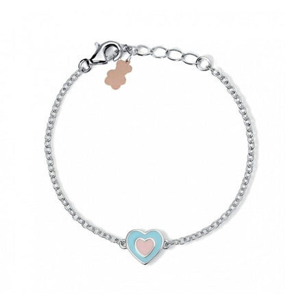 Bracciale Bambina Nanan NAN0676 – Cuore Smalto Rosa Azzurro
