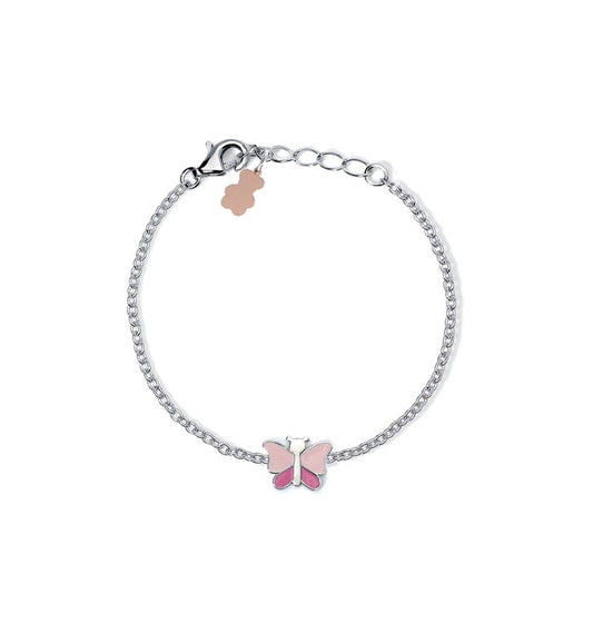 Bracciale Bambina Nanan NAN0670 – Farfalla Smalto Rosa - Arena Gioielli - Nanan