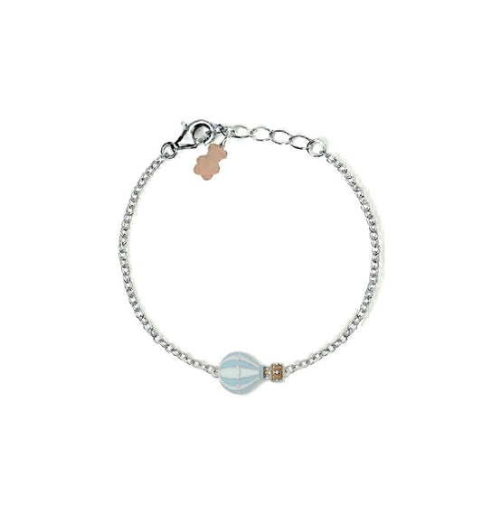 Bracciale Bambino Nanan NAN0679 – Mongolfiera Smalto Azzurro - Arena Gioielli - Nanan