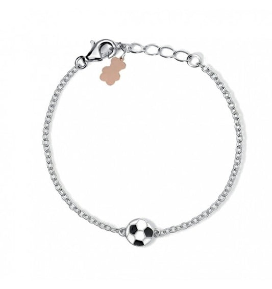 Bracciale Bambino Nanan NAN0672 – Pallone Calcio Smalto - Arena Gioielli - Nanan
