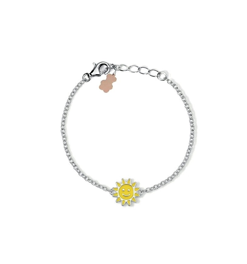 Bracciale Bambina Nanan NAN0673 – Sole Sorridente Smalto Giallo - Nanan