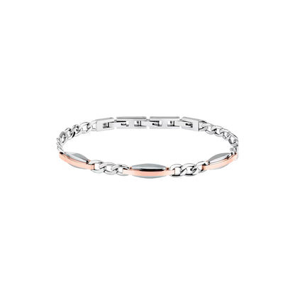 Bracciale Uomo Trussardi T-Steel TJAXV38 – Acciaio Oro Rosa - Arena Gioielli 