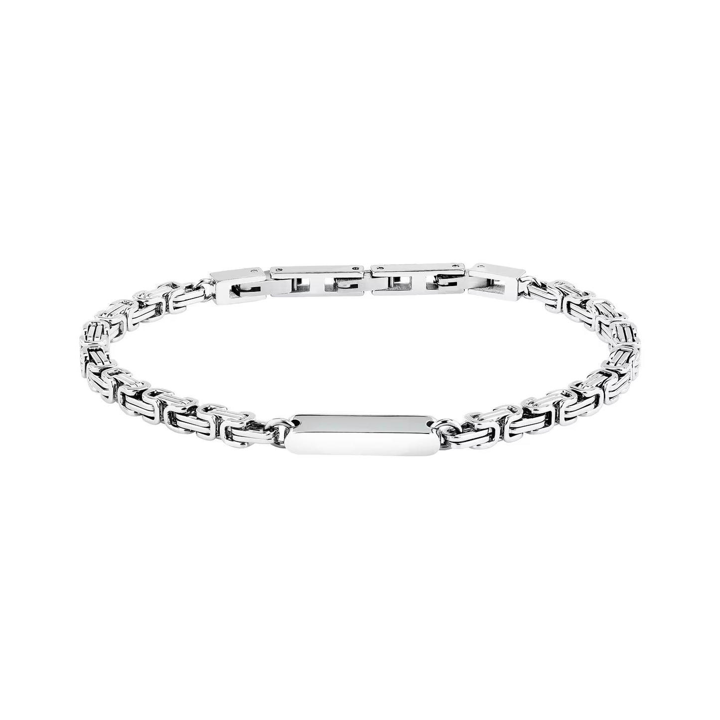 Bracciale Uomo Trussardi T-Steel TJAXV56 – Maglia Bizantina - Trussardi