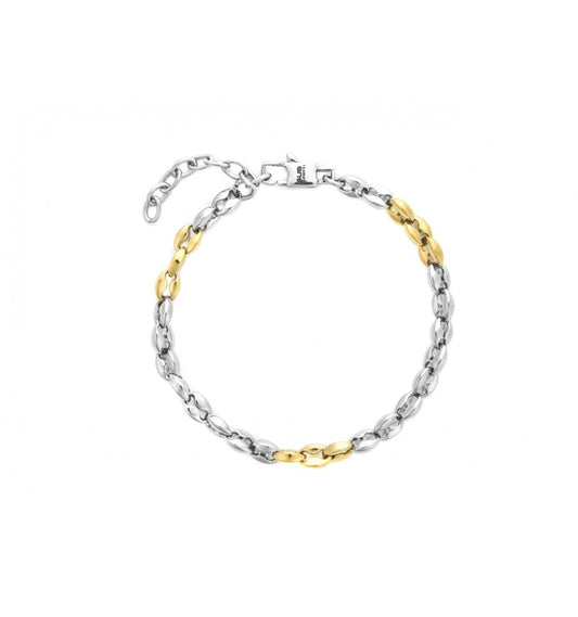 Bracciale Uomo Cesare Paciotti 4US Bicolore 4UBR8530 - Arena Gioielli  - cesare paciotti