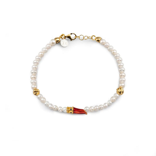 Bracciale donna in argento Isola Bella Perla Corno 20001400 - Arena Gioielli 
