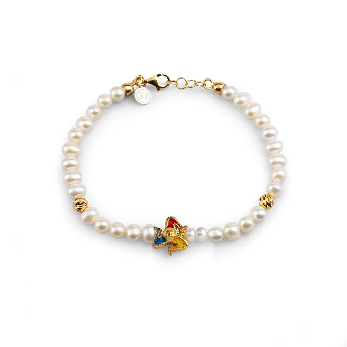 Bracciale donna in argento Isola Bella Perla Trinacria 20001397 - Arena Gioielli 