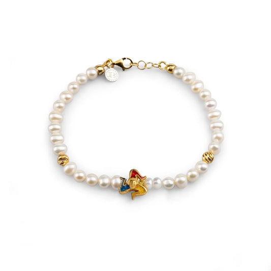 Bracciale donna in argento Isola Bella Perla Trinacria 20001397 - Arena Gioielli 