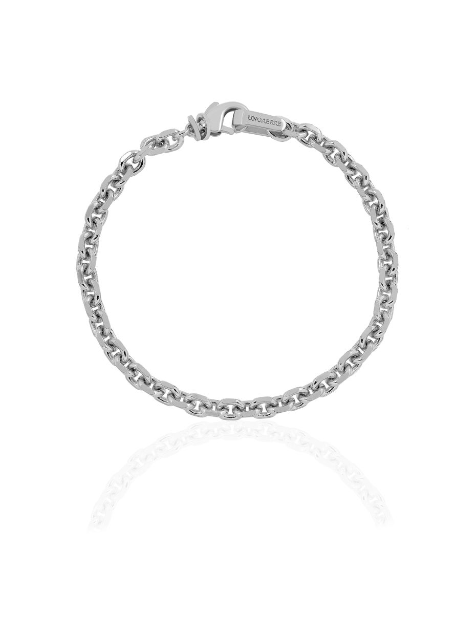 Bracciale Uomo Unoaerre 000EXB5144000 – Catena Ovale Argento - Arena Gioielli 
