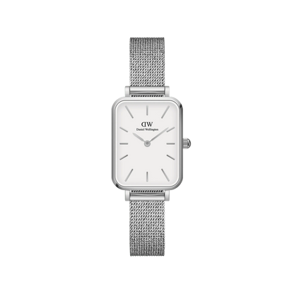 Orologio Donna Daniel Wellington Quadro Pressed Sterling White DW00100438 - Arena Gioielli