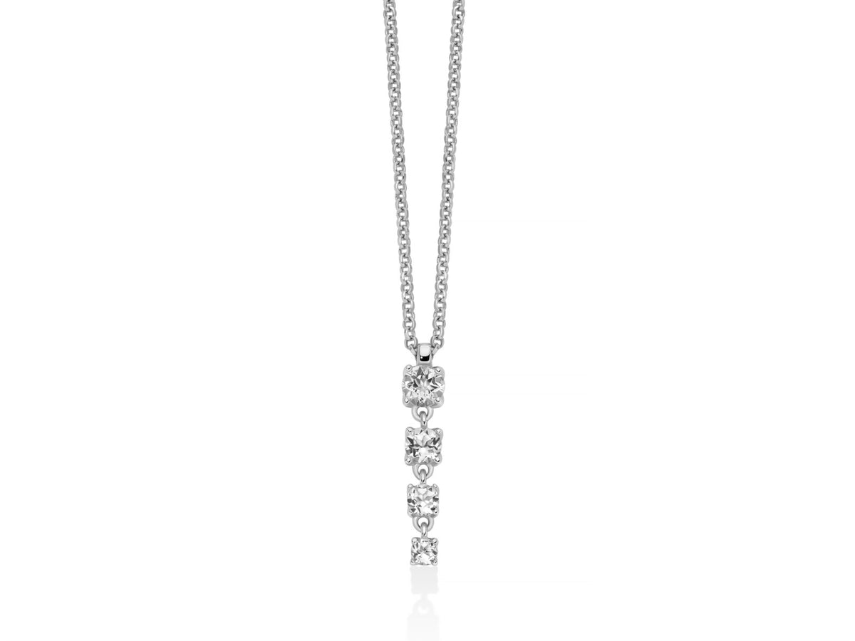 Collana Donna Miluna Giochi di Luce CLD5508 in Argento e Topazi - Arena Gioielli - Miluna