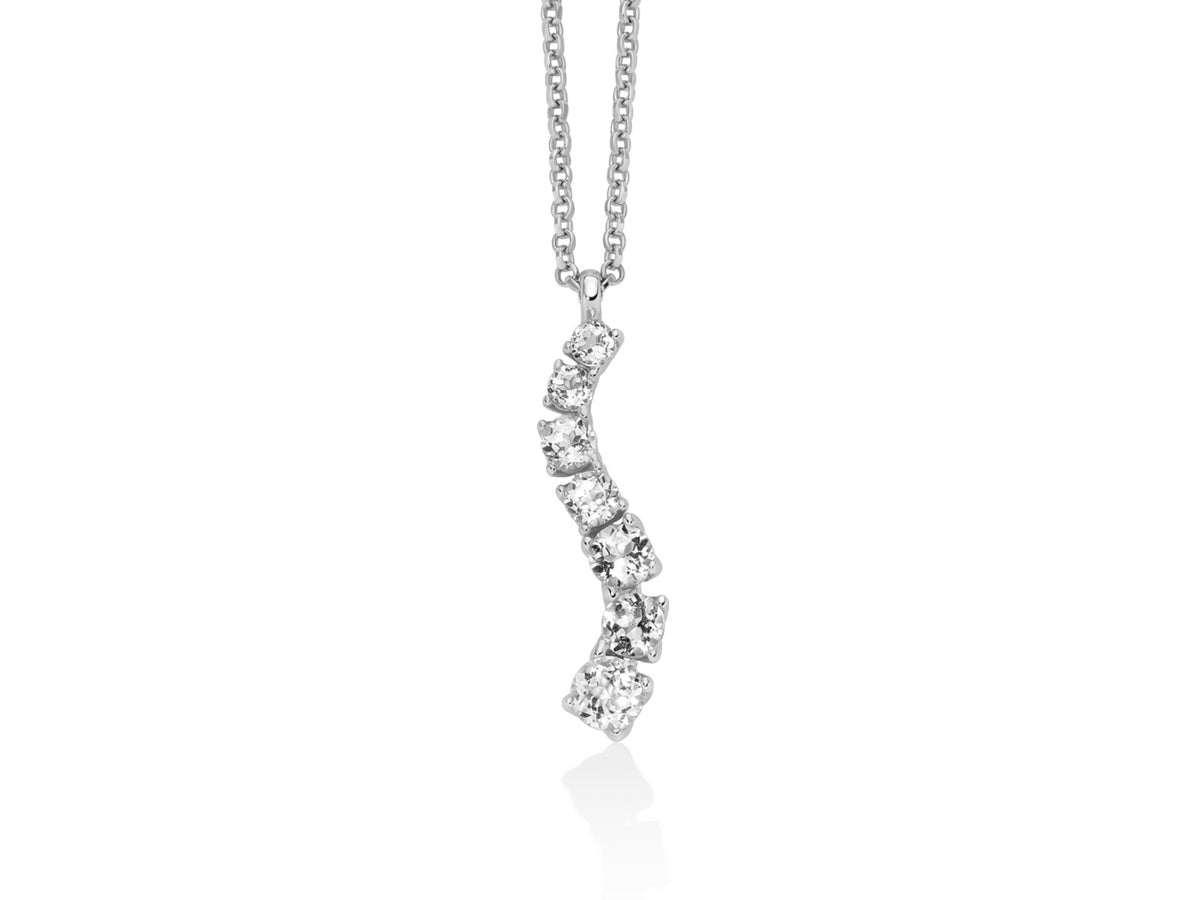Collana Donna Miluna Giochi di Luce CLD5514 in Argento e Topazi - Arena Gioielli