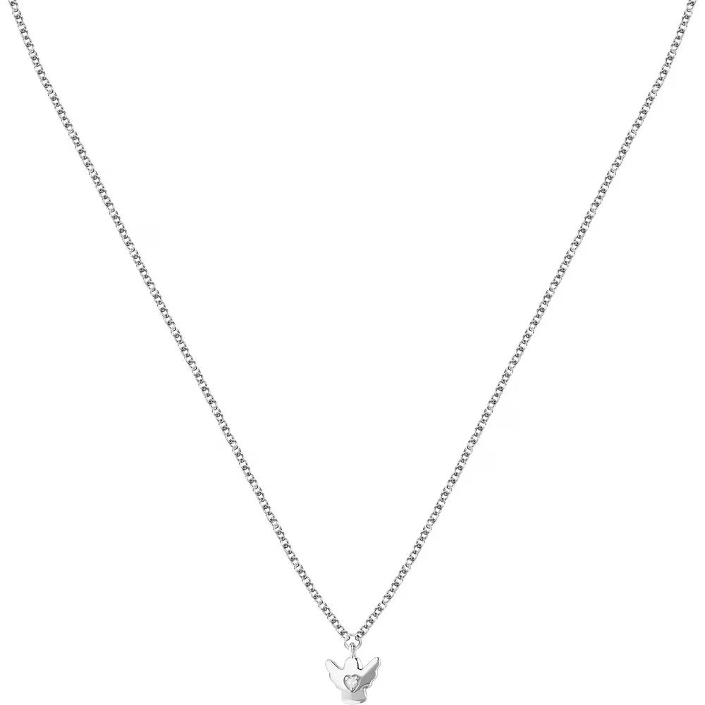 Collana Donna Morellato Dono in Argento con Pendente Angelo e Zircone – SAZL02 - Arena Gioielli  - Morellato