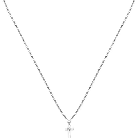 Collana Donna Morellato Dono in Argento con Pendente Croce e Zircone – SAZL03 - Arena Gioielli  - Morellato