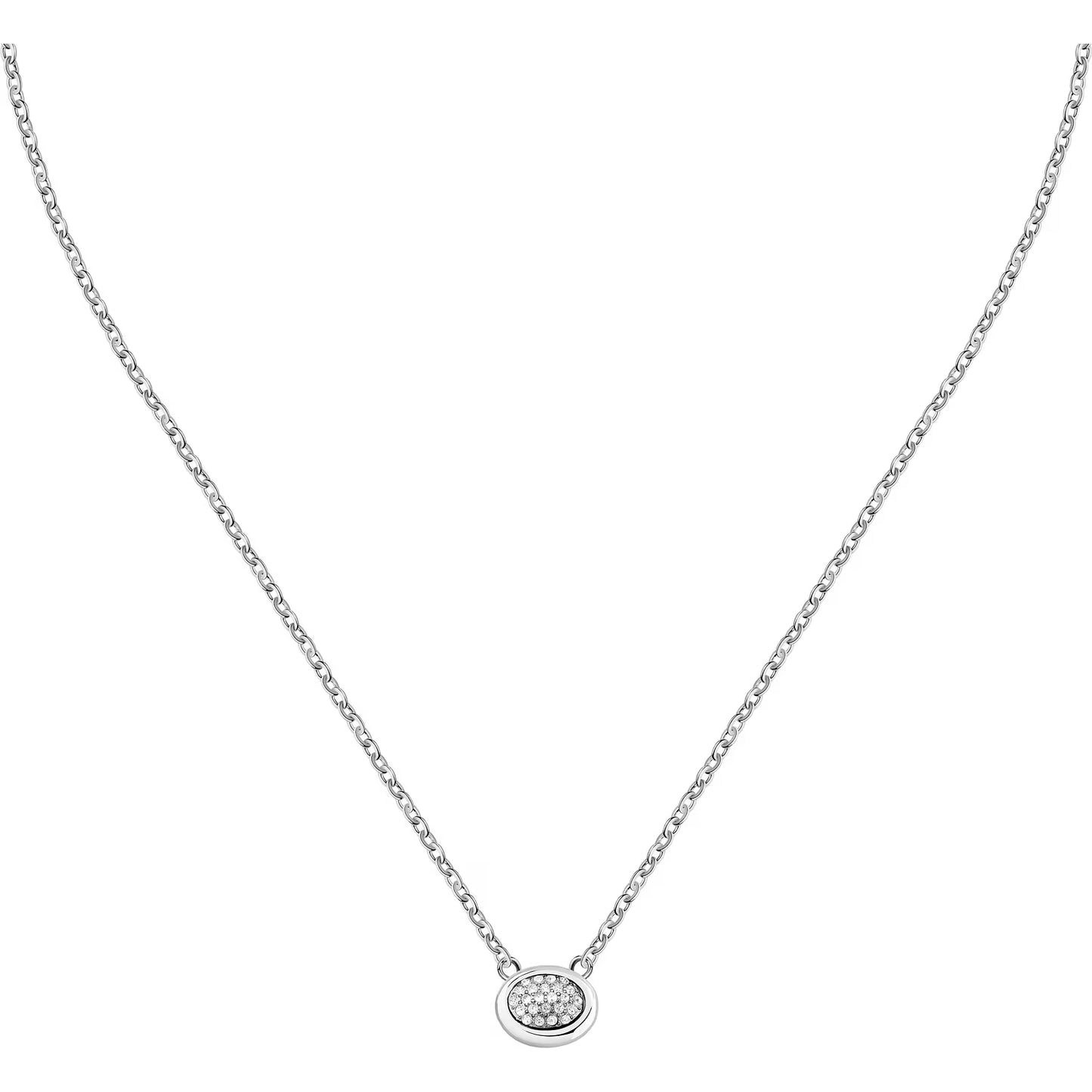 Collana Donna Trussardi T-Concept TJAYY19 – Acciaio e Cristalli - Arena Gioielli  - Trussardi