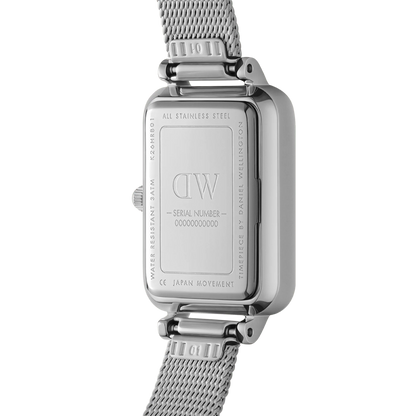 Orologio Donna Daniel Wellington Quadro Pressed Sterling White DW00100438 - Arena Gioielli