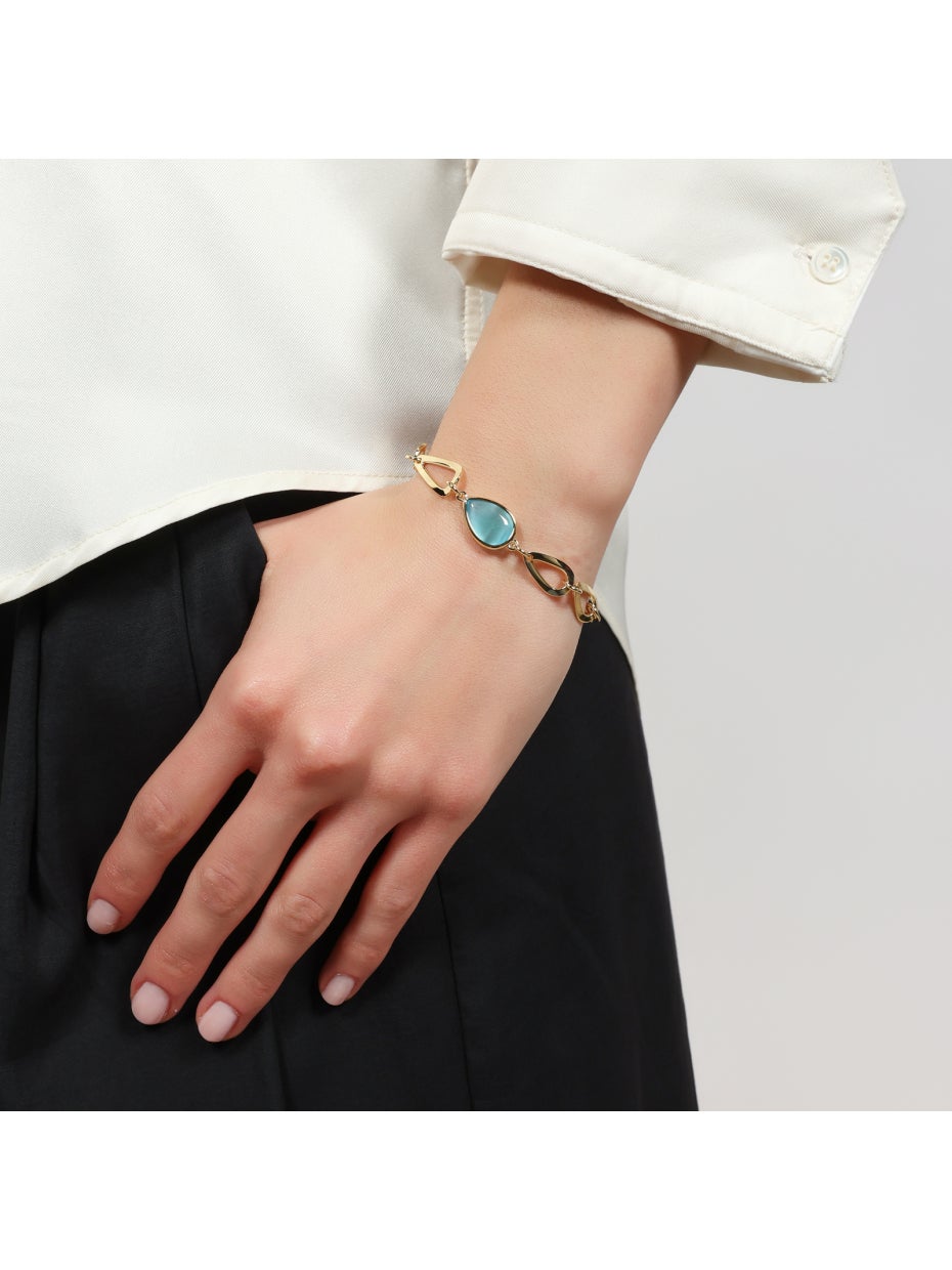 Bracciale Donna Unoaerre Joya 014EXB0134000 – Cristallo Azzurro - Arena Gioielli  - Unoaerre