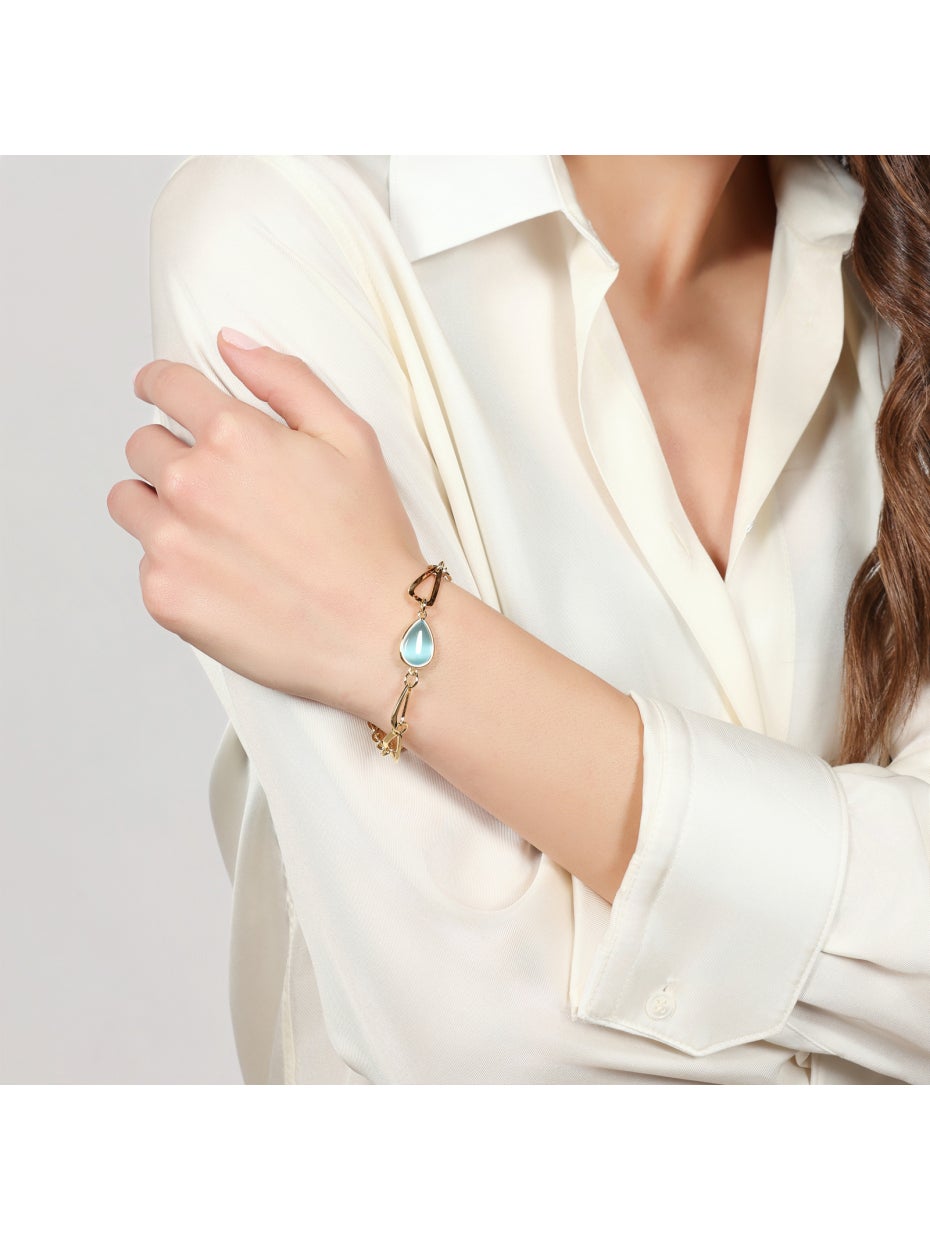 Bracciale Donna Unoaerre Joya 014EXB0134000 – Cristallo Azzurro - Arena Gioielli  - Unoaerre