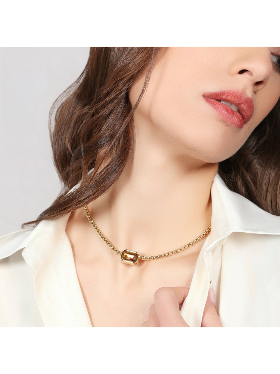 Collana Donna Unoaerre Joya Cristallo Ambra - Arena Gioielli 