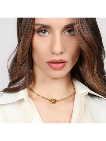 Collana Donna Unoaerre Joya Cristallo Ambra - Arena Gioielli