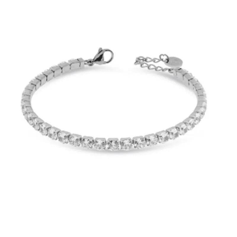 Bracciale tennis donna in acciaio LiuJo LJ2417 - Arena Gioielli 