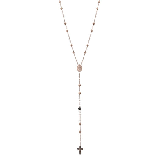 Collana Donna Liu Jo Essential LJ2757 – Rosario Oro Rosa Croce - Arena Gioielli - Liu Jo