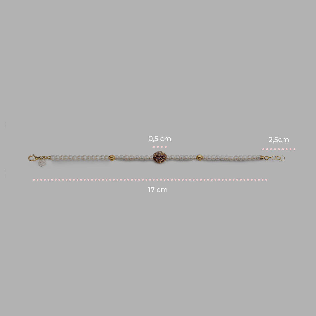 Bracciale donna in argento Isola Bella Perla Riccio 20001419