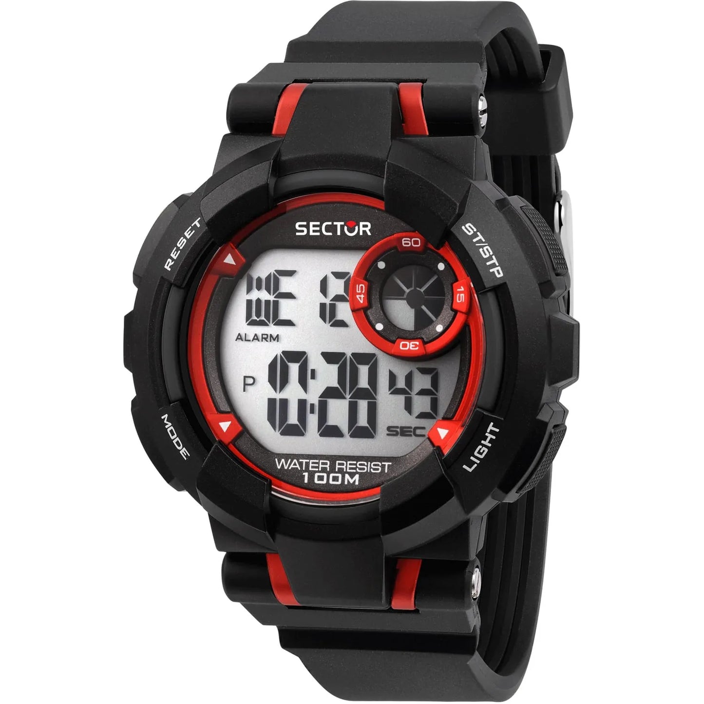 Orologio digitale uomo silicone Sector Ex-36 Nero R3251283001 - Arena Gioielli 