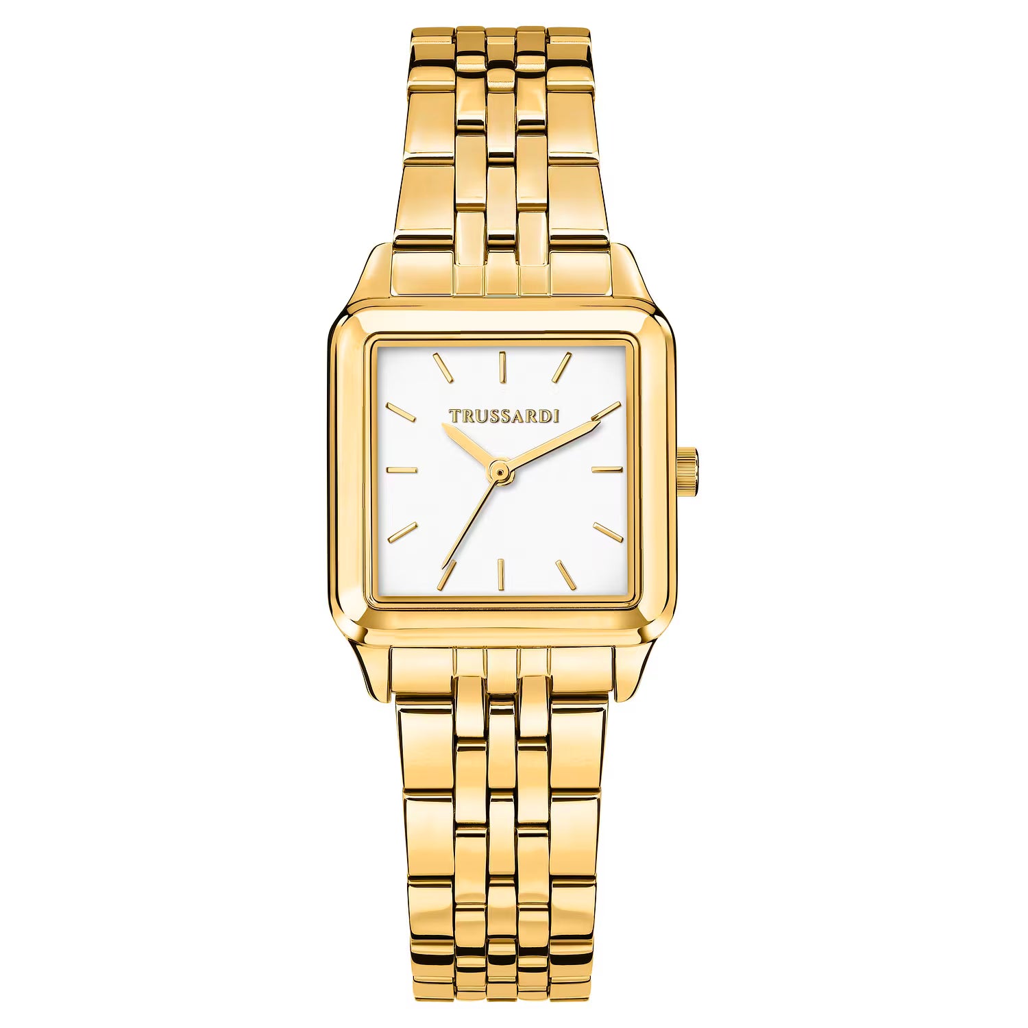 Orologio Donna Trussardi T-Forma in Acciaio Gold e Quadrante Bianco – R2453173501 - Arena Gioielli 