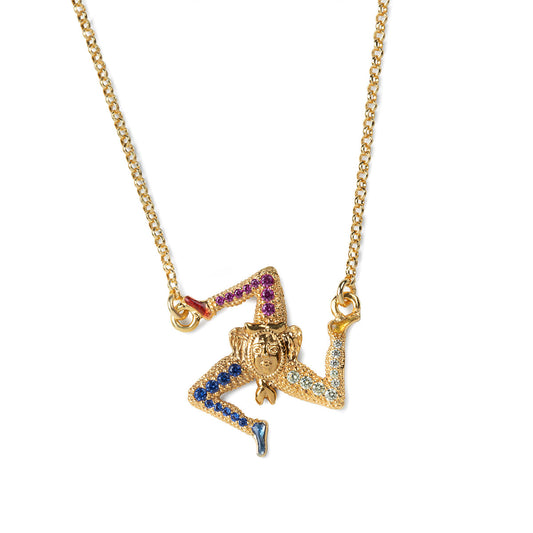 Collana donna argento  Isola Bella Trinacria 20000947