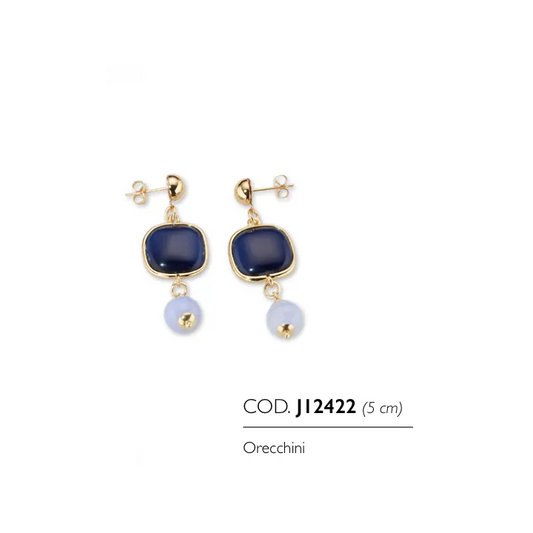 Orecchini Donna Sovrani Cristal Magique Cristalli Blu J12422 - Arena Gioielli  - Sovrani