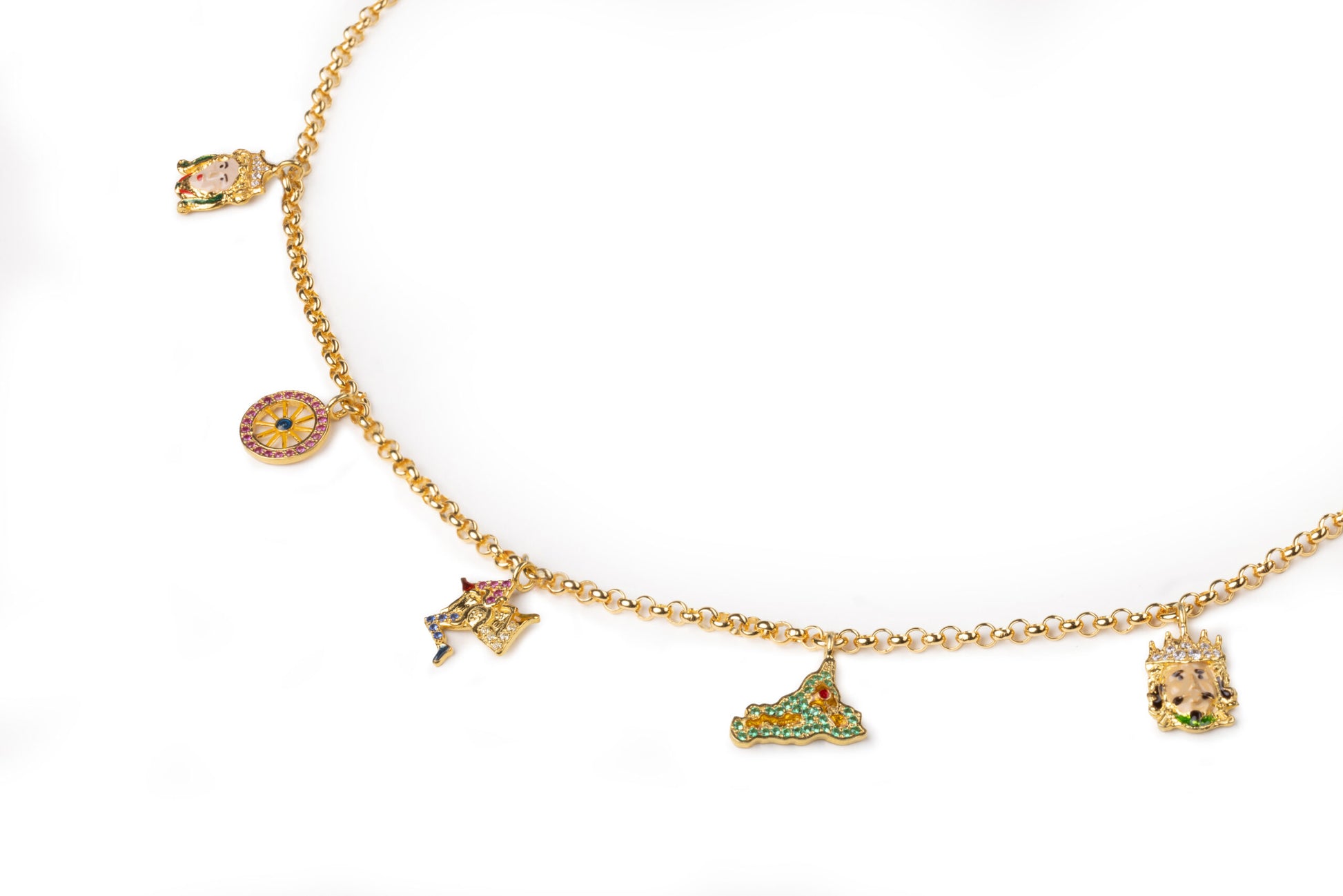 Collana donna Isola Bella Sicilia Lapilli 20001320 - Arena Gioielli 