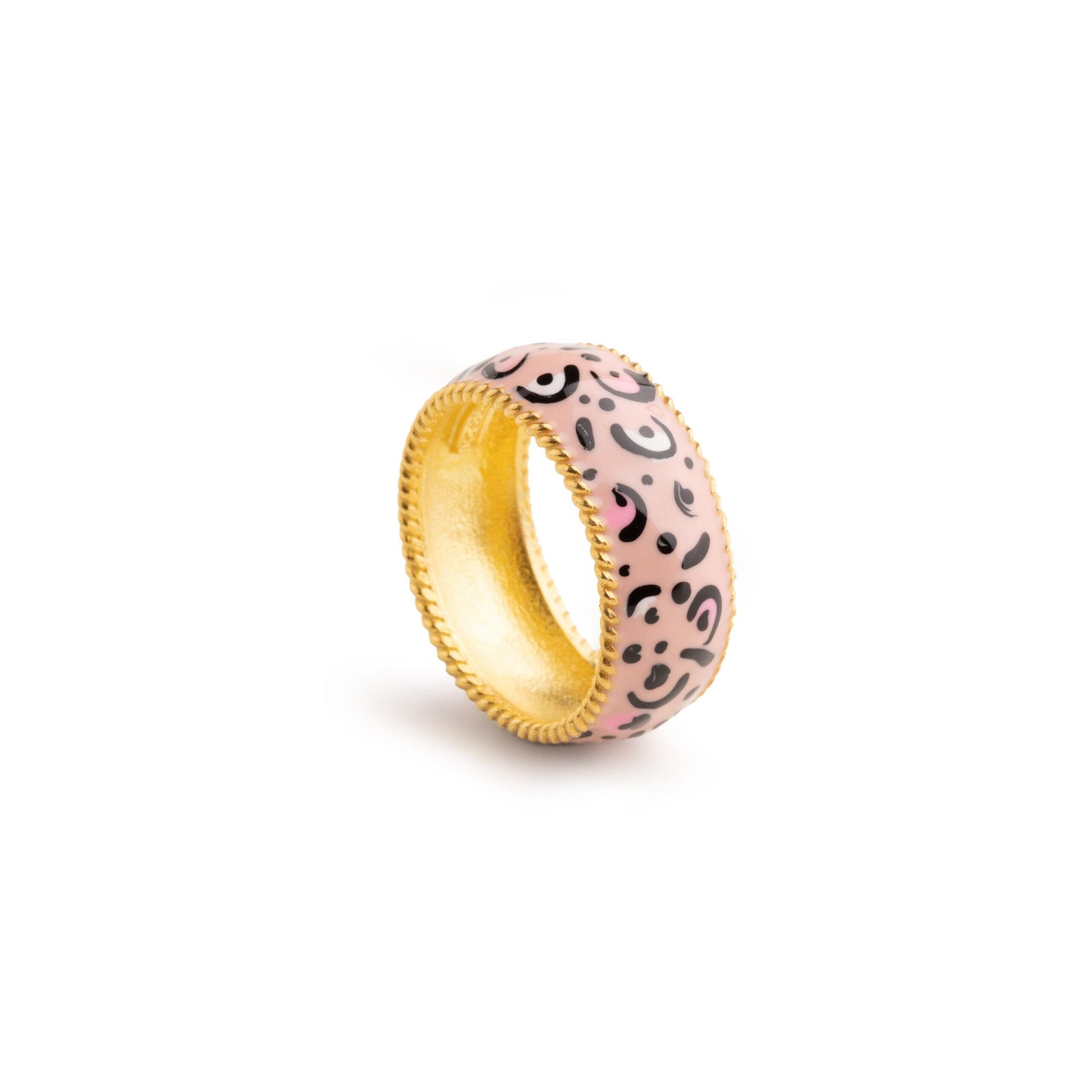 Anello in Animalier Leopardato Isola Bella - Arena Gioielli 