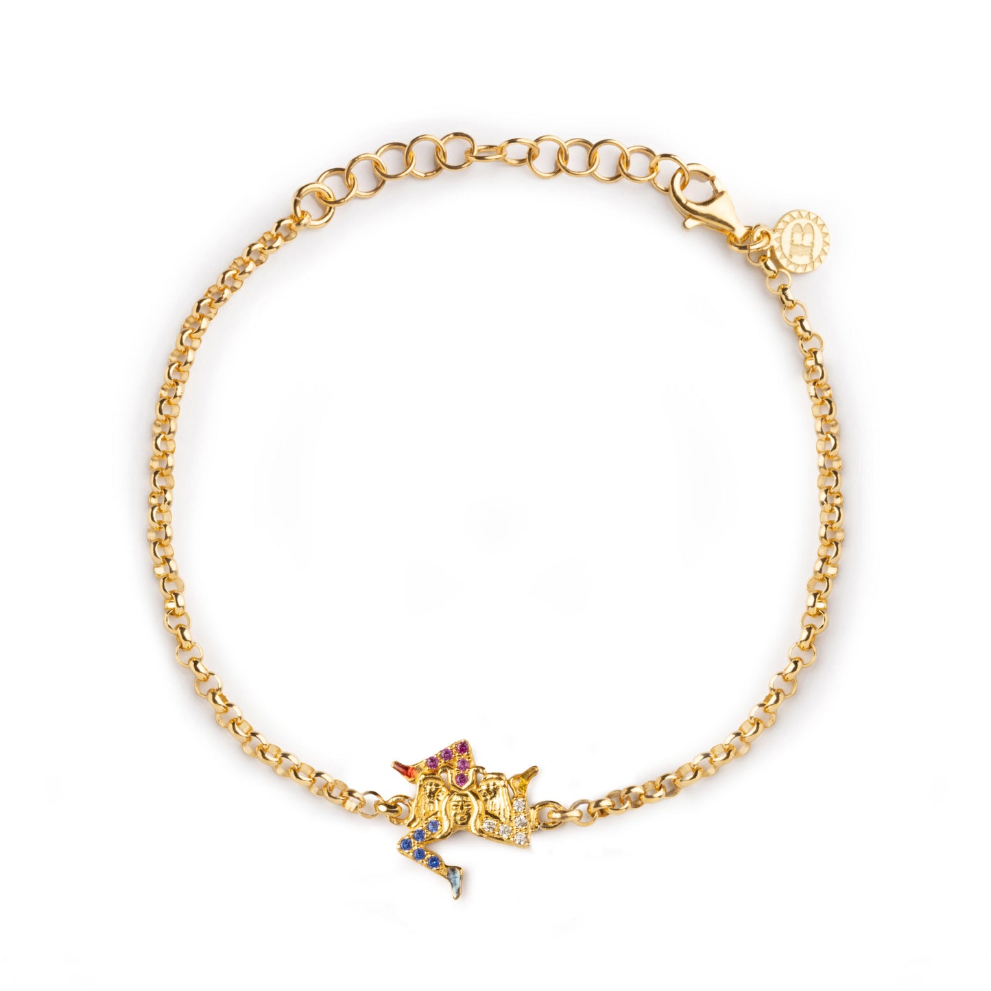 Bracciale in argento Isola Bella Trinacria Lapilli 20001326 - Arena Gioielli 