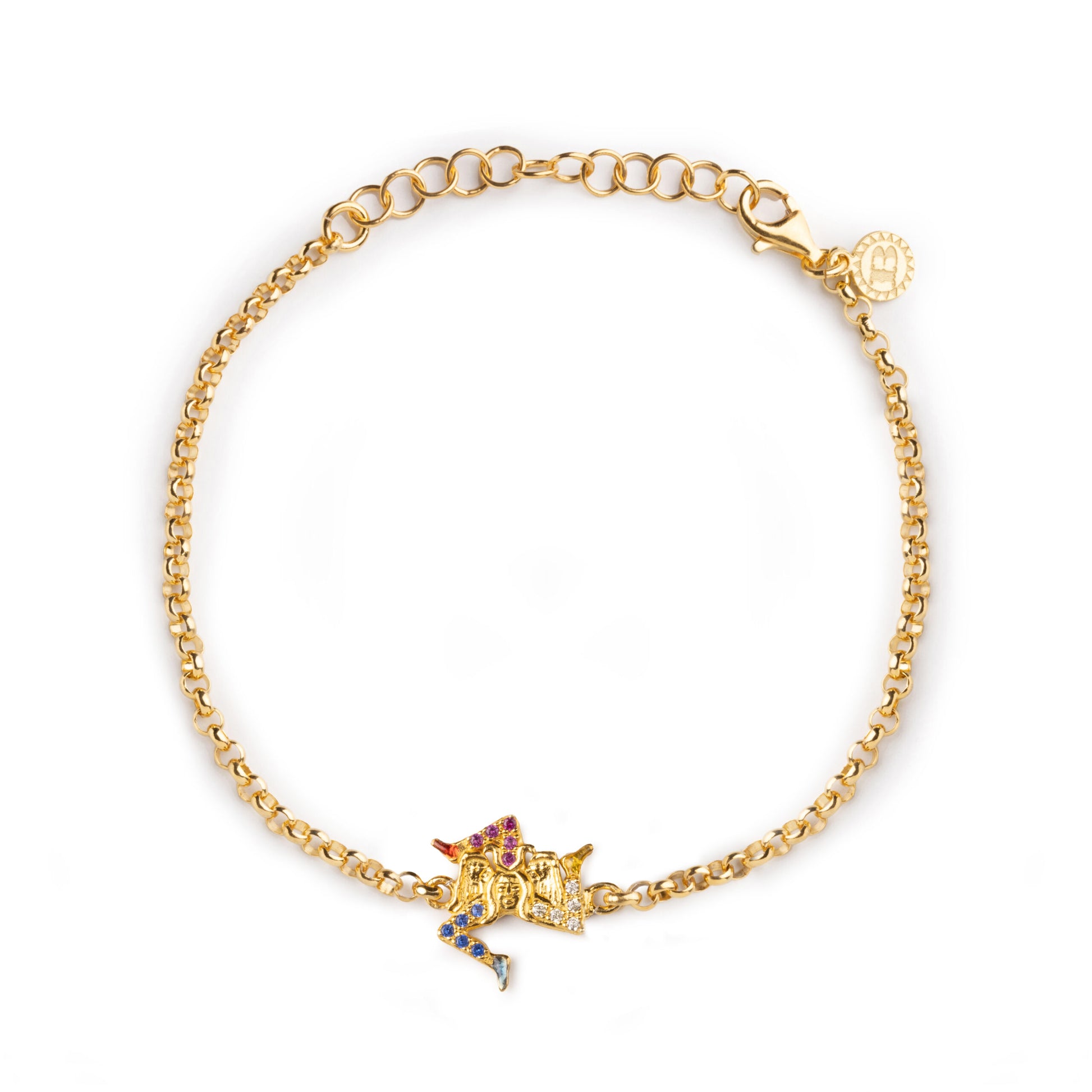 Bracciale in argento Isola Bella Trinacria Lapilli 20001326 - Arena Gioielli 