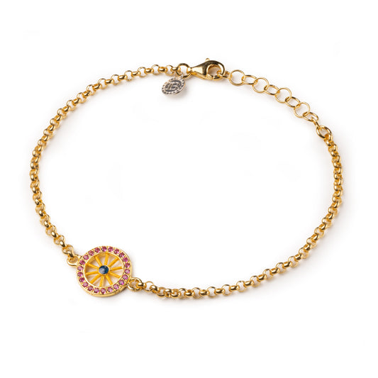 Bracciale in argento Isola Bella Ruota Lapilli 20001327 - Arena Gioielli 