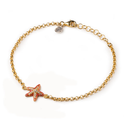 Bracciale in argento Isola Bella Mori Stella Marina Lapilli 20001330 - Arena Gioielli 
