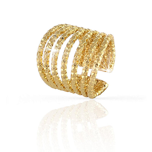 Anello in bronzo Dorato UnoAerre - Arena Gioielli