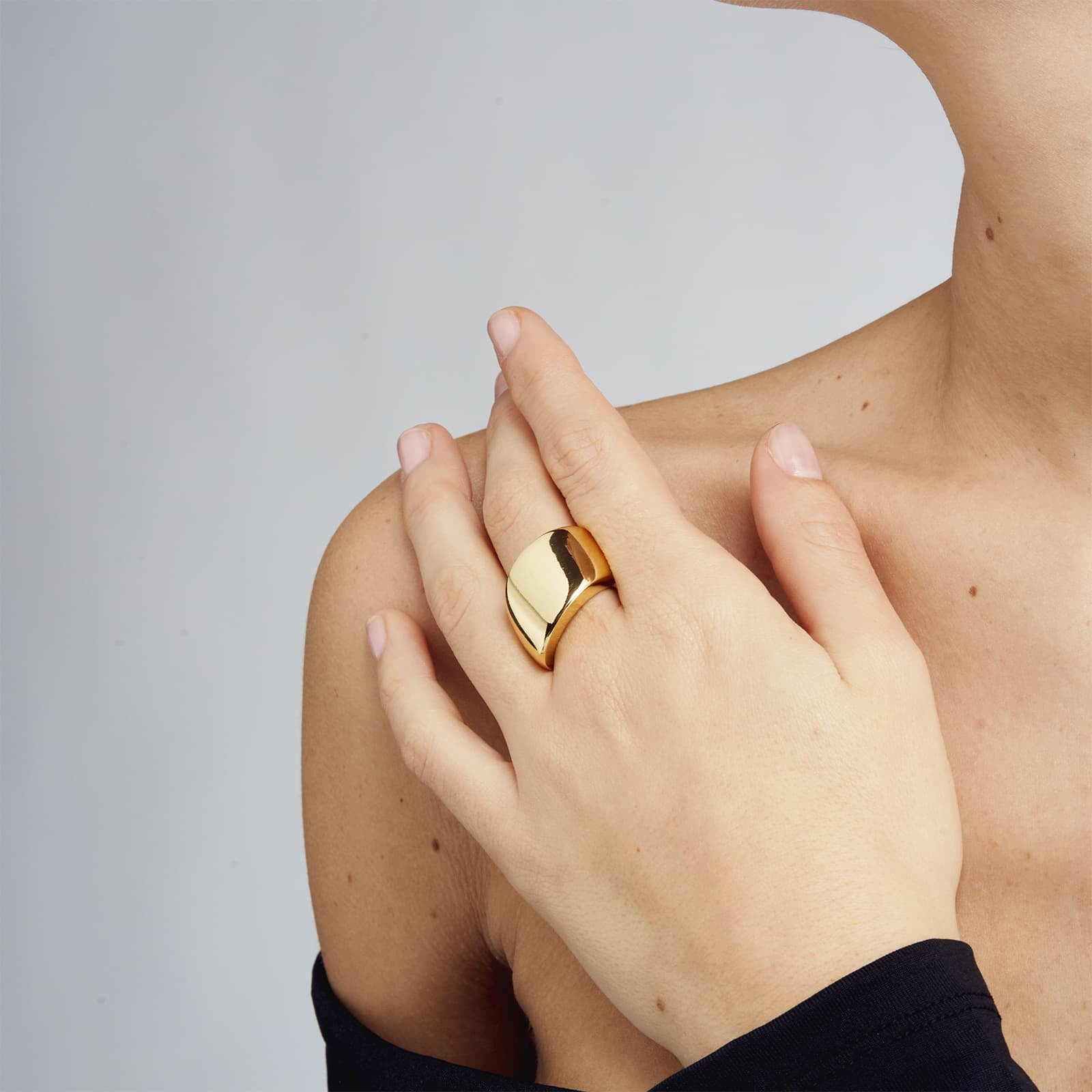 Anello in bronzo Dorato UnoAerre 000EXA0730000 2046 - Arena Gioielli 