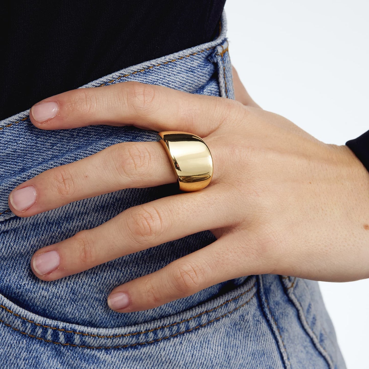 Anello in bronzo Dorato UnoAerre 000EXA0730000 2046 - Arena Gioielli 