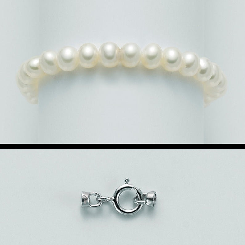 Bracciale in oro e perle 5,5/6 - Arena Gioielli